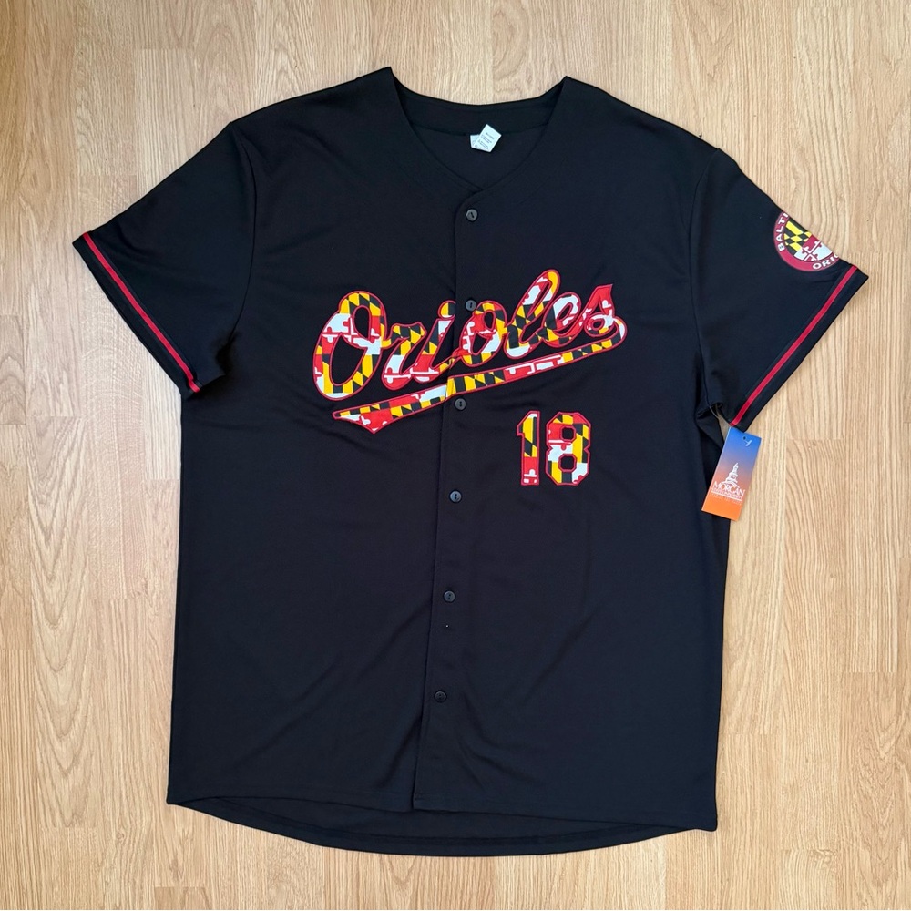 Morgan State University Orioles Baseball Jersey XL Maryland Flag HBCU NWT